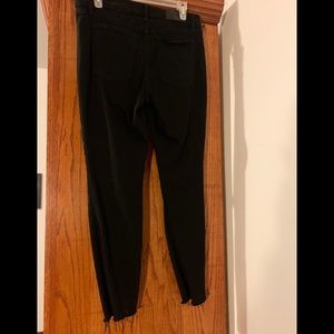 Black Pistola frayed bottom jeans.